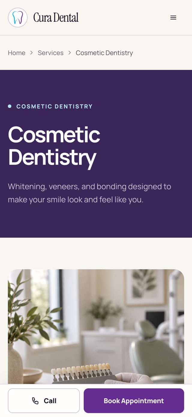 Service page
